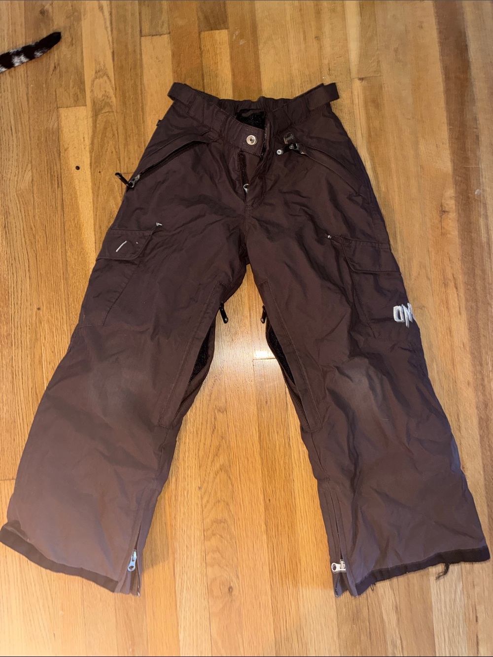 Kids O’Neill Snowboarding pants - brown - size medium